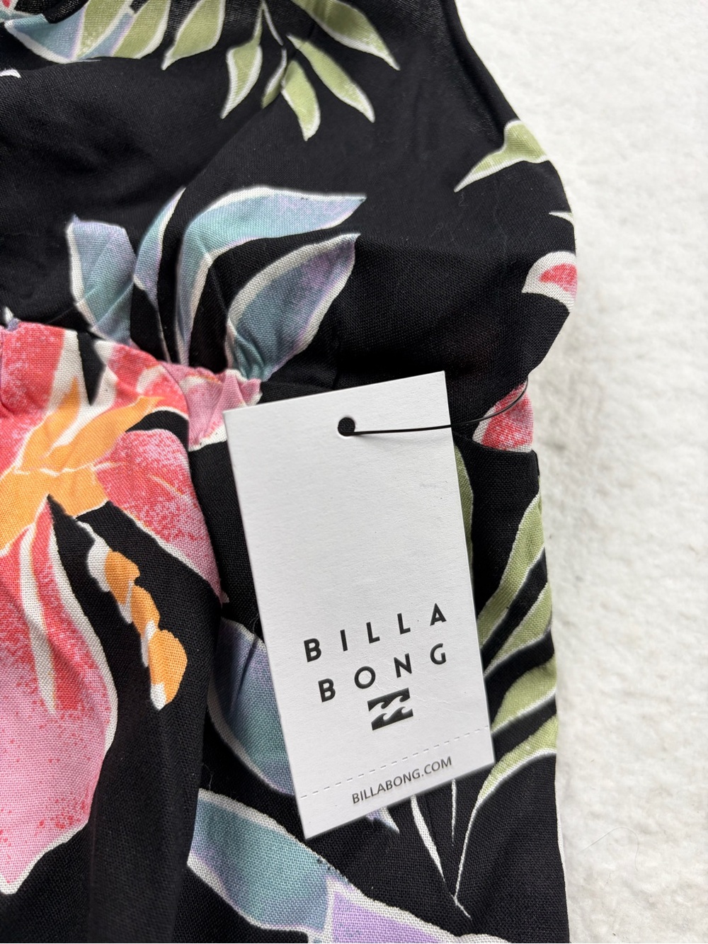 Billabong | Black Floral Carefree Camisole XL - Picture 6 of 8